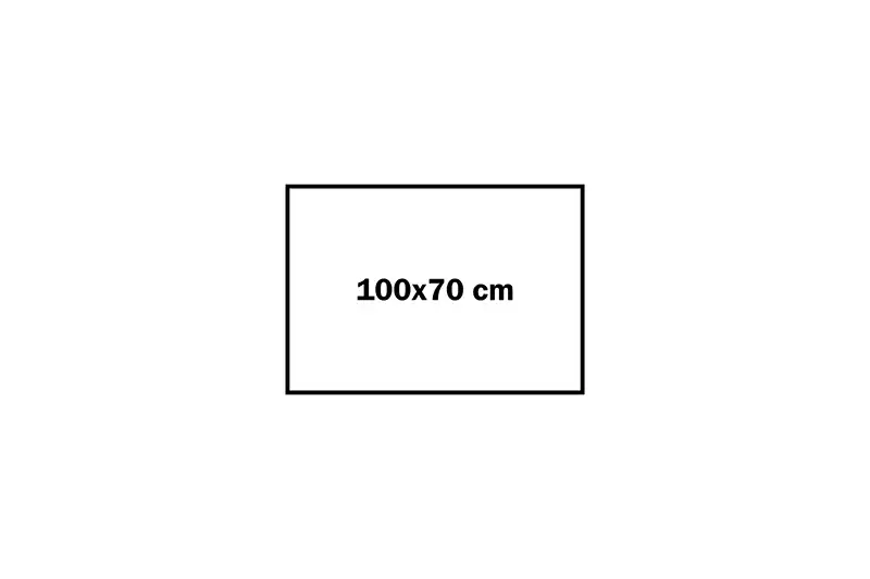 100x70 cm