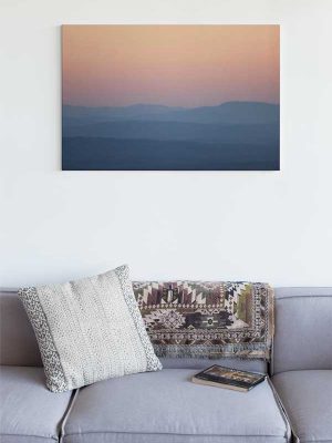 Misty Mountain Sunset
