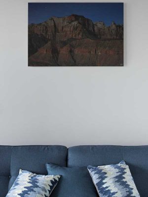 Zion Canyon at night