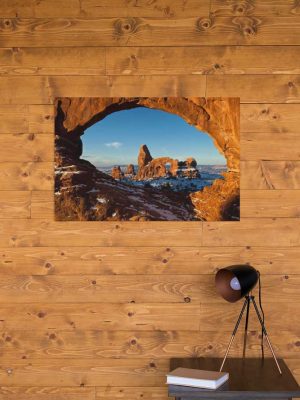 First Light on Turret Arch Framed by North Window #2
