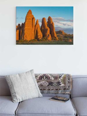 Sandstone fins