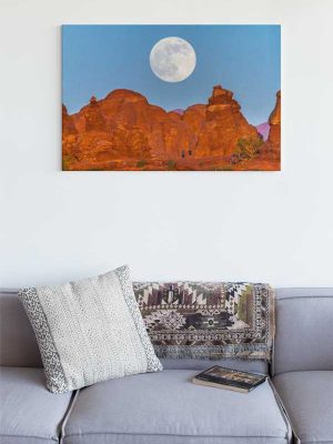 Supermoon over the Windows
