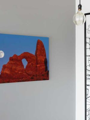 Supermoon at Turret Arch #2
