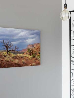 Summer thunderstorm over Waterpocket Fold