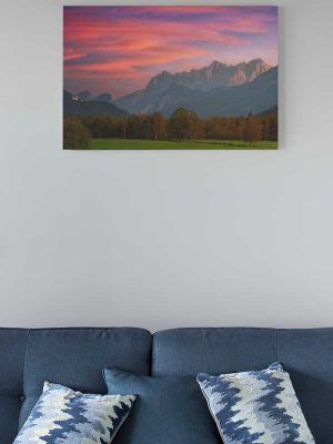 Mountain Valley Sunset